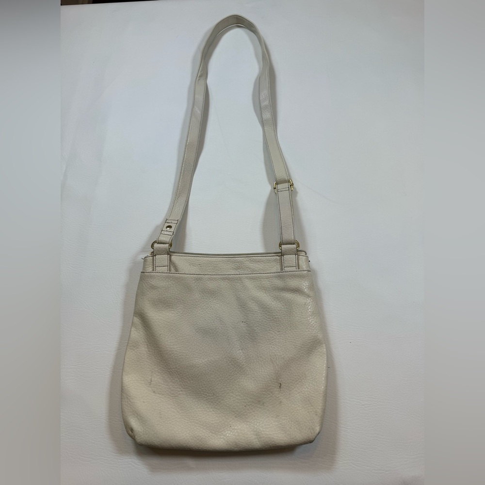 Fossil Relic Vintage Faux Leather Crossbody Shoulder Bag Pockets Vegan boho - Picture 9 of 9